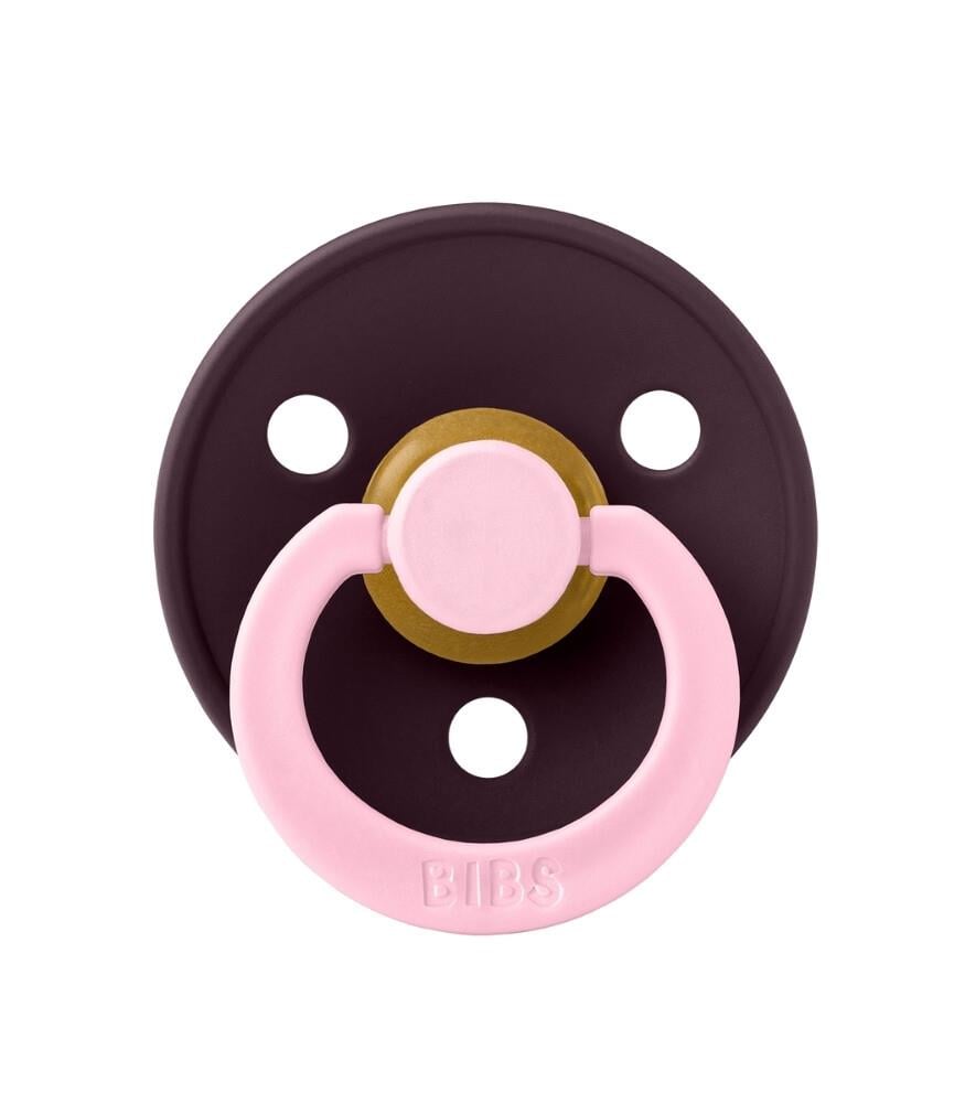 Bibs Studio Kauçuk Emzik // Fusion Plum - Baby Pink 6+ Ay