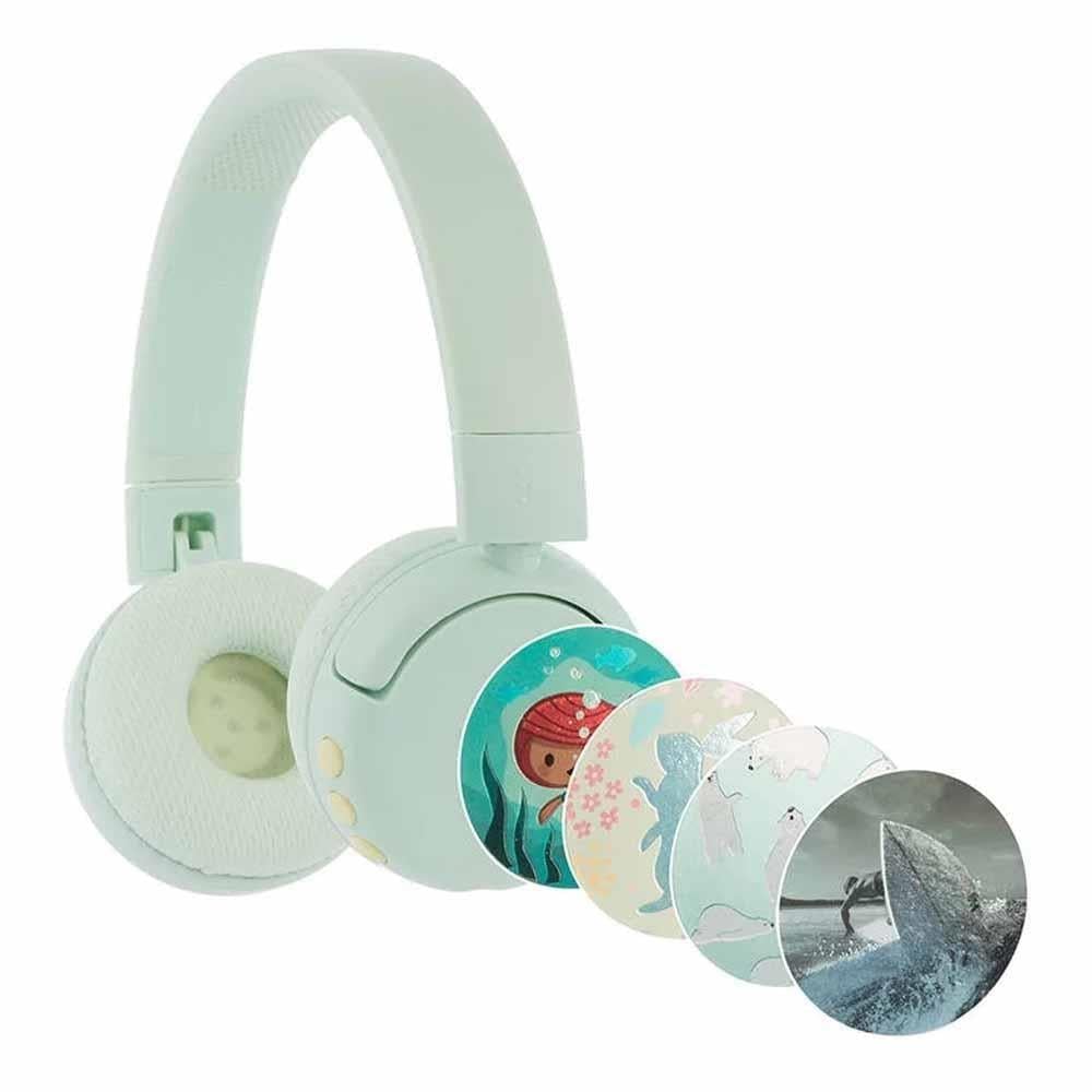 Buddyphones POPFun - Çocuklar İçin Kulak Üstü Kulaklık - Bluetooth - Yeşil
