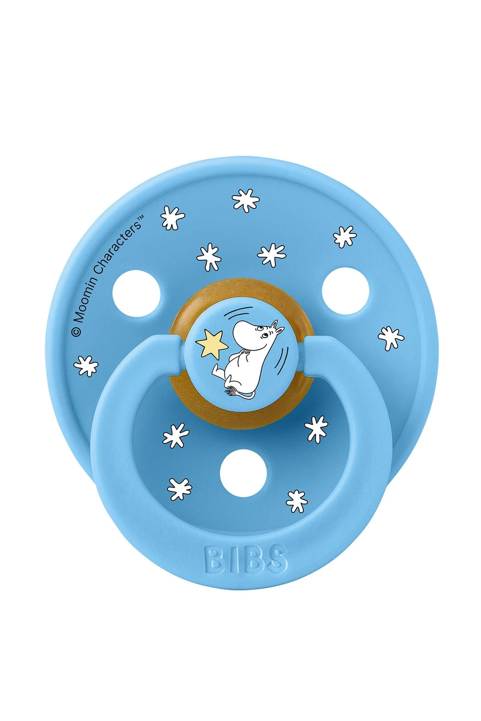 Bibs x Moomin Kauçuk Emzik Good Night - Breeze (6-18 Ay)