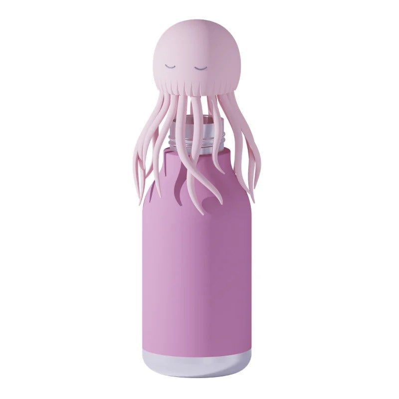Asobu Bestie Bottle - JellyFish Yalıtımlı Paslanmaz Çelik Su Şişesi, Pipetli, 460ml