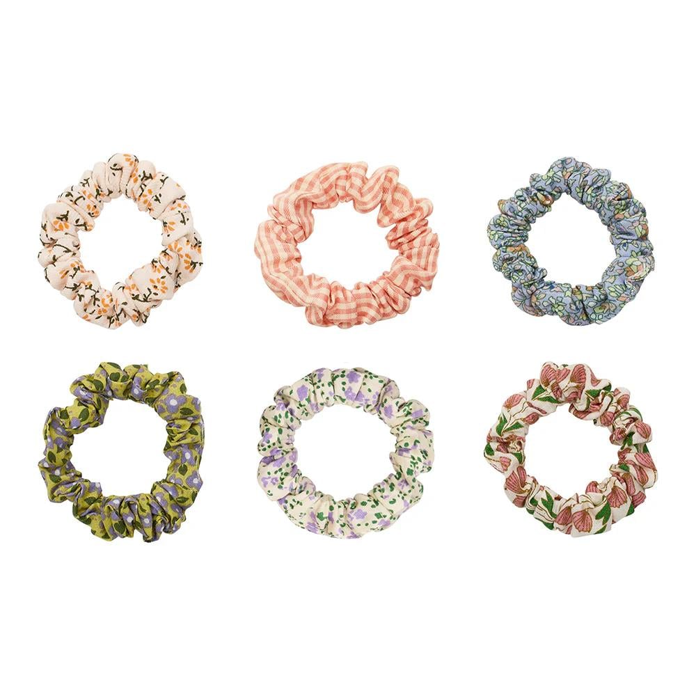 Mimi & Lula Spring Floral Scrunchies 6lı Lastik Toka