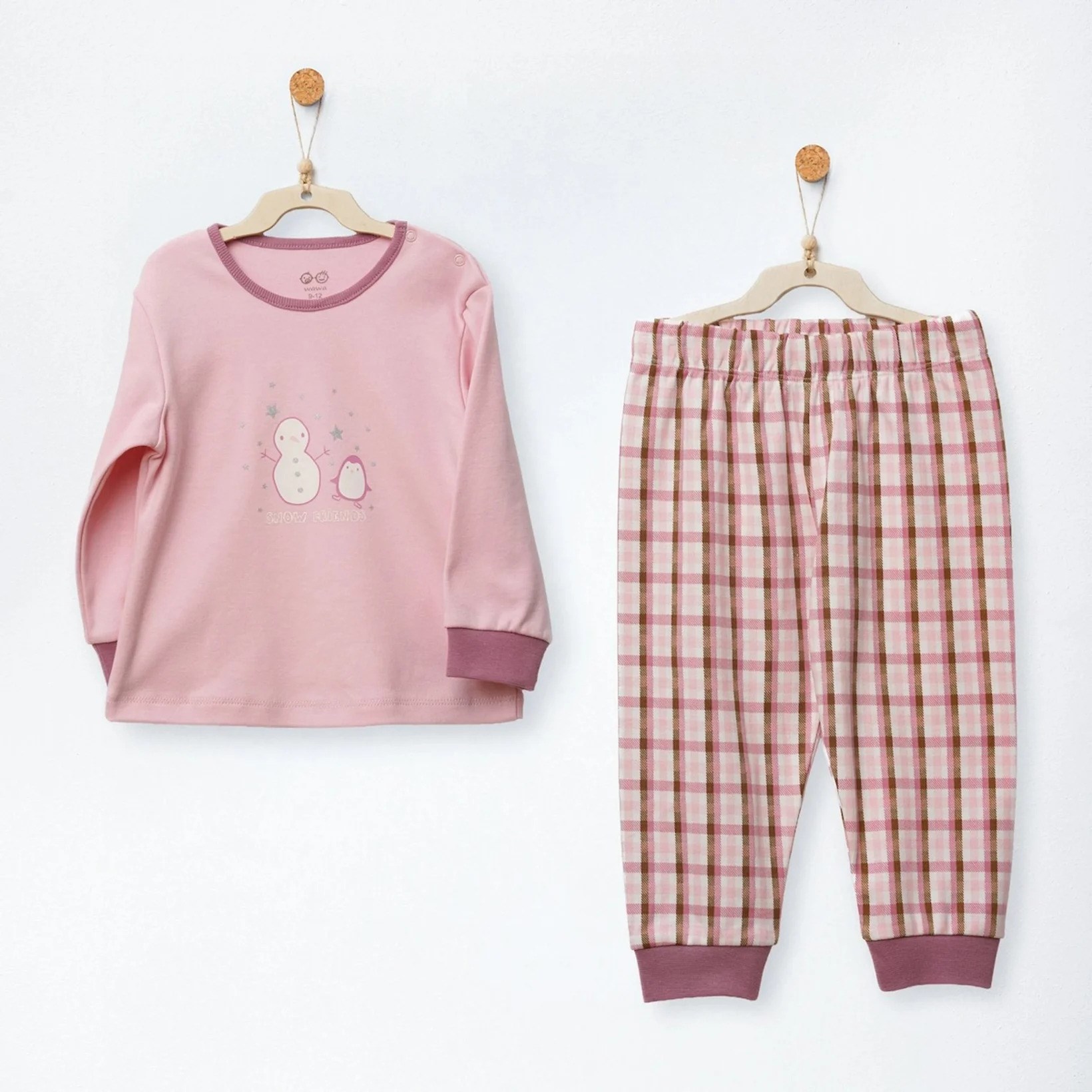 Andywawa Little Dreamers Kız Bebek Pijama Takımı AC27144