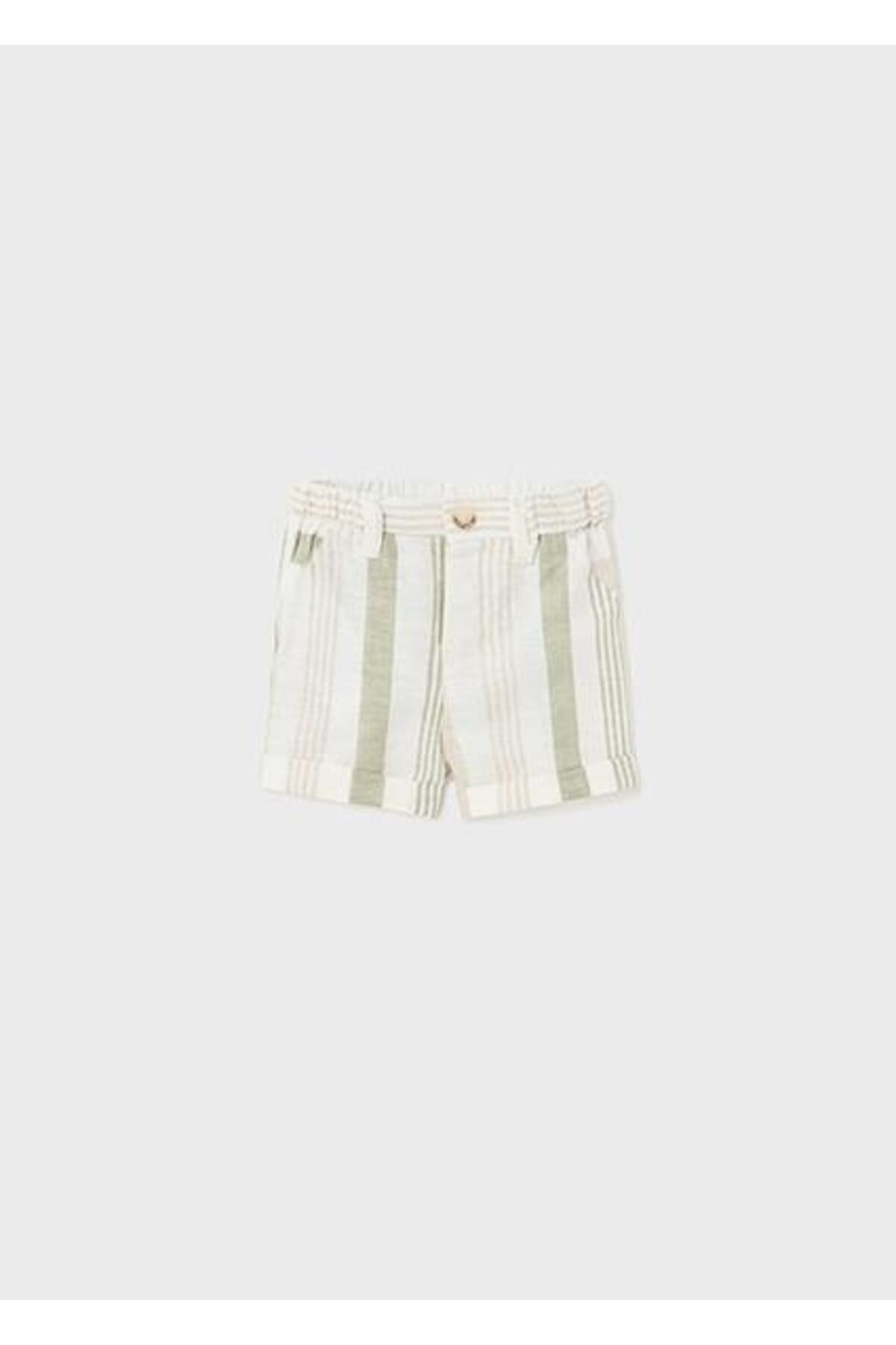 Erkek Bebek Yeşil Kısa Pantolon 01213-042