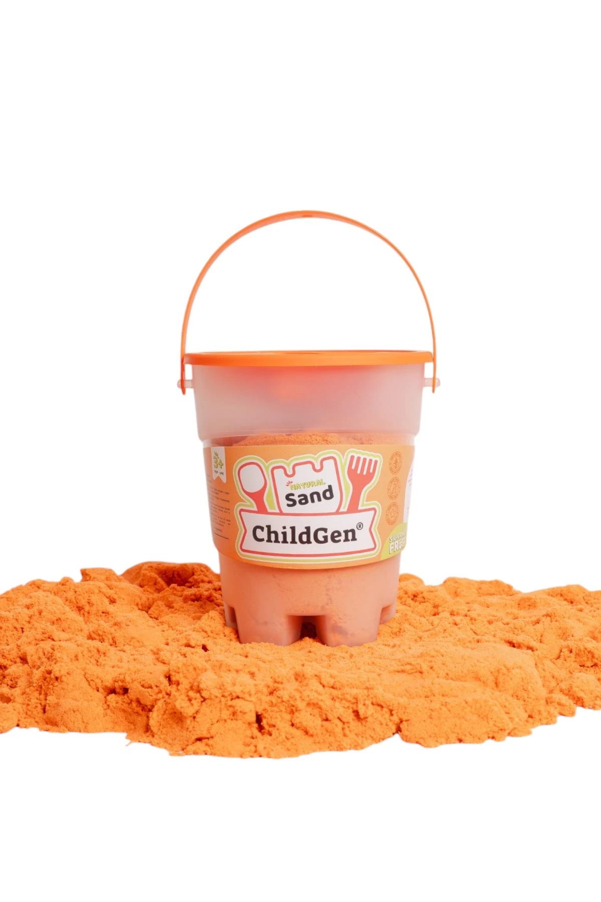 KİNETİK KUM 500 gr - TURUNCU