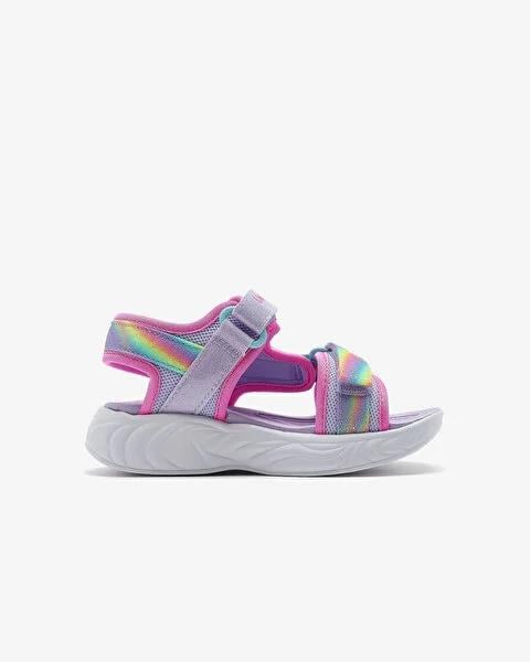 Kız Çocuk Pembe Işıklı Sandalet