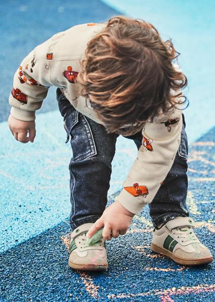 Mayoral Erkek Bebek Lacivert Kargo Denim Pantolon 2505