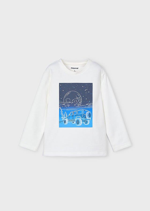 Mayoral Erkek Çocuk Baskılı Uzun Kollu T-Shirt 04057