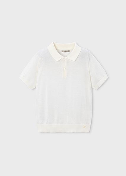 Mayoral Erkek Çocuk Polo T-shirt Krem - 03106