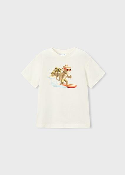 Mayoral Erkek Çocuk T-shirt Krem - 03077