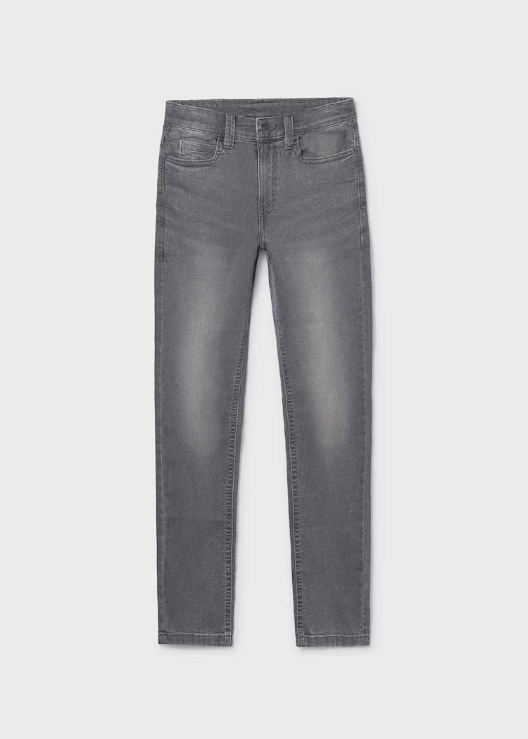 Mayoral Gri Erkek Çocuk Slim Fit Kot Pantolon 00516