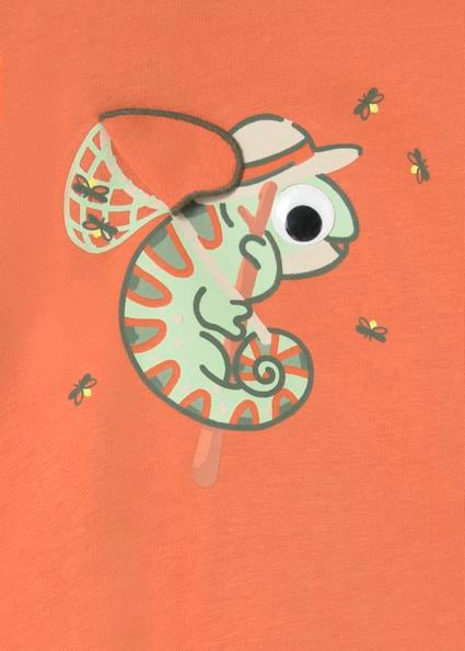 Mayoral Kız Bebek Kısa Kollu T-shirt Turuncu - 01004
