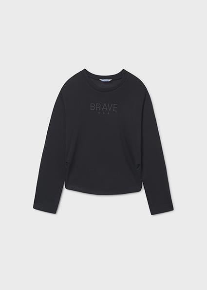 Mayoral Siyah Kız Çocuk Sweatshirt 7423