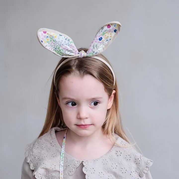 Mimi & Lula Floral Bunny Ears Taç