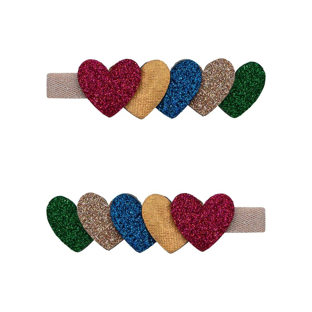 Mimi & Lula Jazzy Layered Heart 2'li Toka