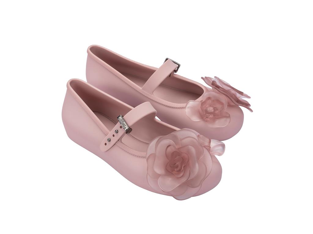 Mini Melissa Soft Ballerina Studs Petals Kız Çocuk Babet Pembe 37822