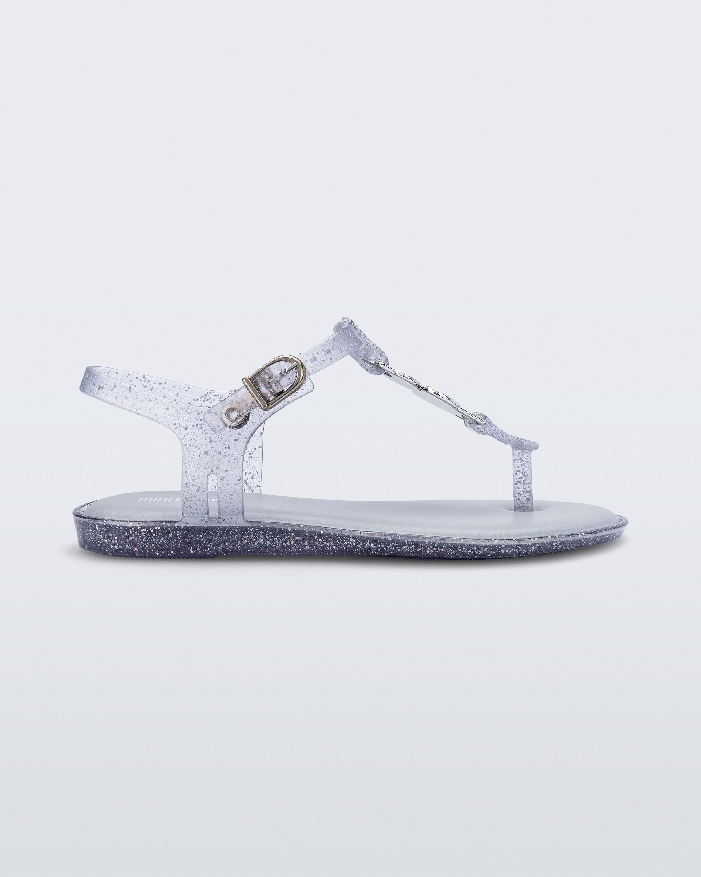 Mini Melissa Kız Çocuk Simli Sandalet