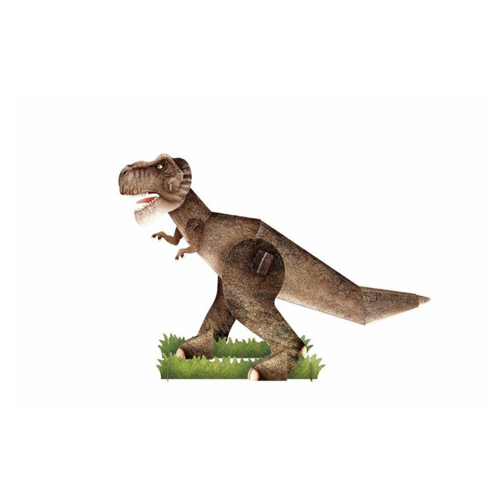 Puzzle - Atlas - Ayaklı Figür - Dinozorla
