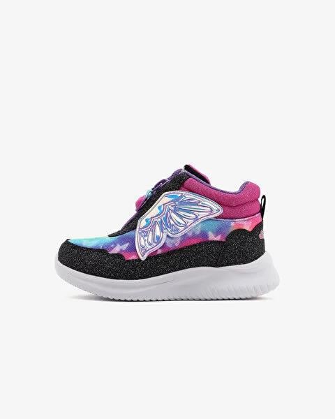Skechers Jumpsters Kız Çocuk Siyah Işıklı Bot
