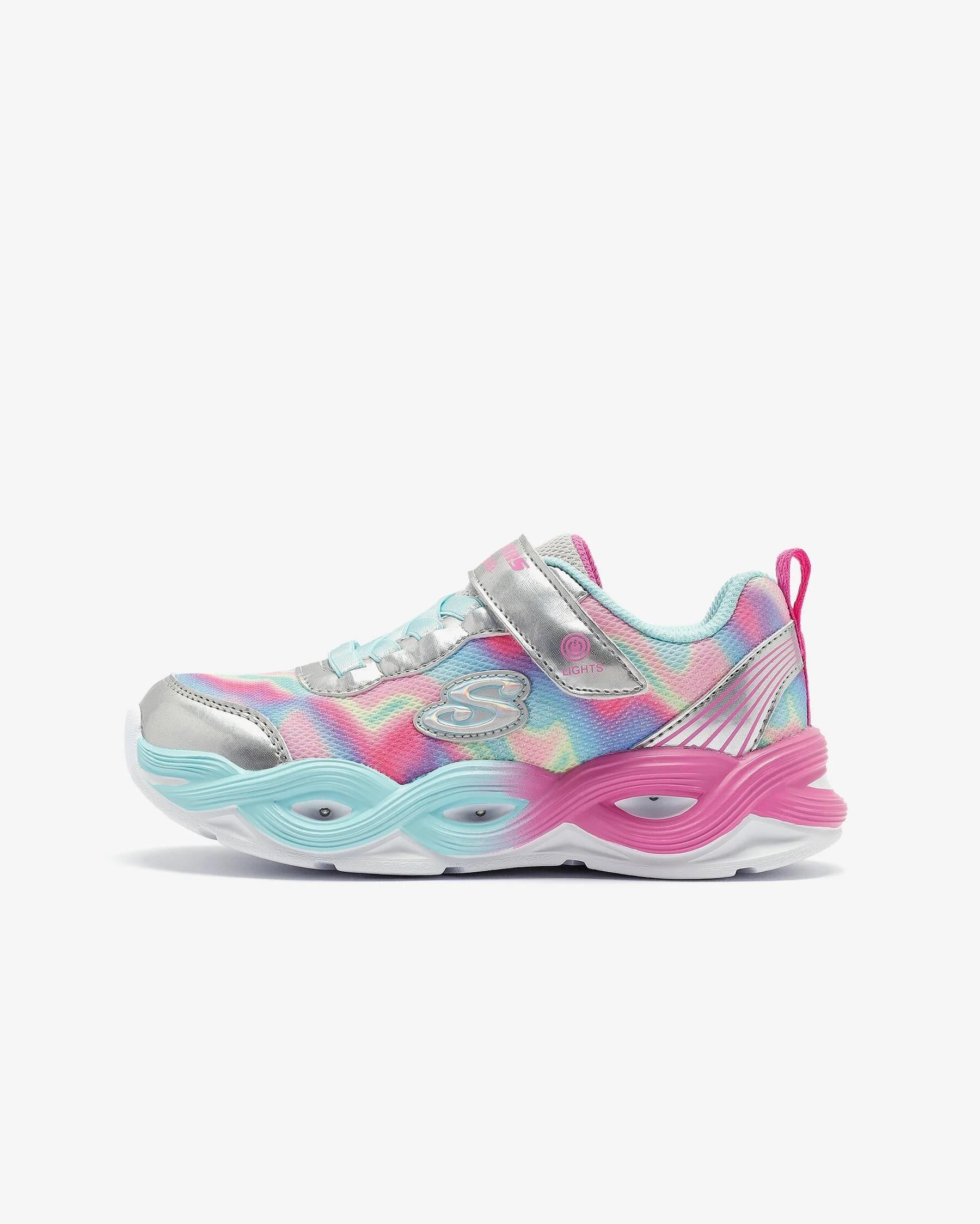 Skechers Twisty Glow Sorbet Swirl Kız Çocuk Işıklı Spor Ayakkabı