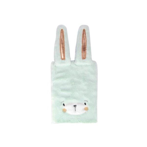 Syloon A5 Peluş Beyaz Tavşanlı Defter