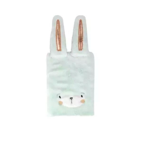 Syloon A5 Peluş Turkuaz Tavşanlı Defter SM034400