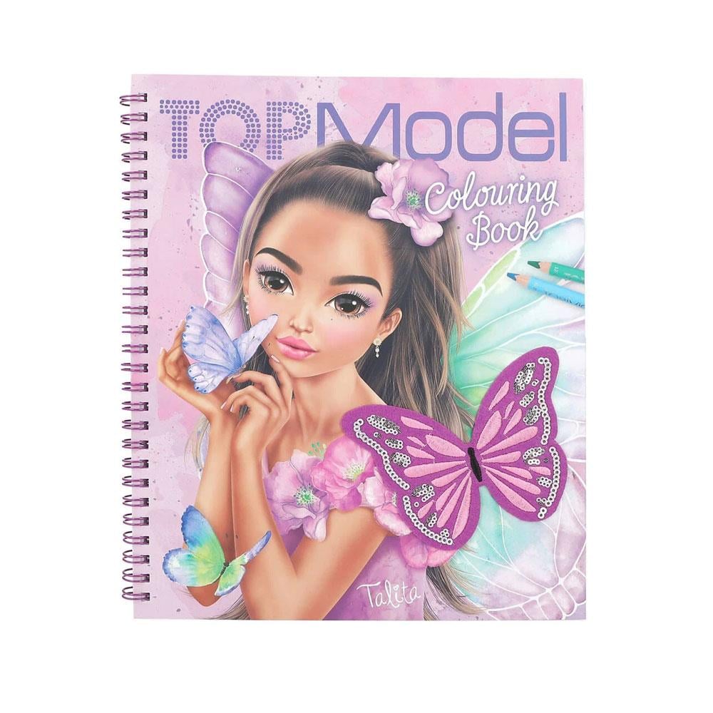 Topmodel Peri ve Masal Hayvanları Boyama Kitabı
