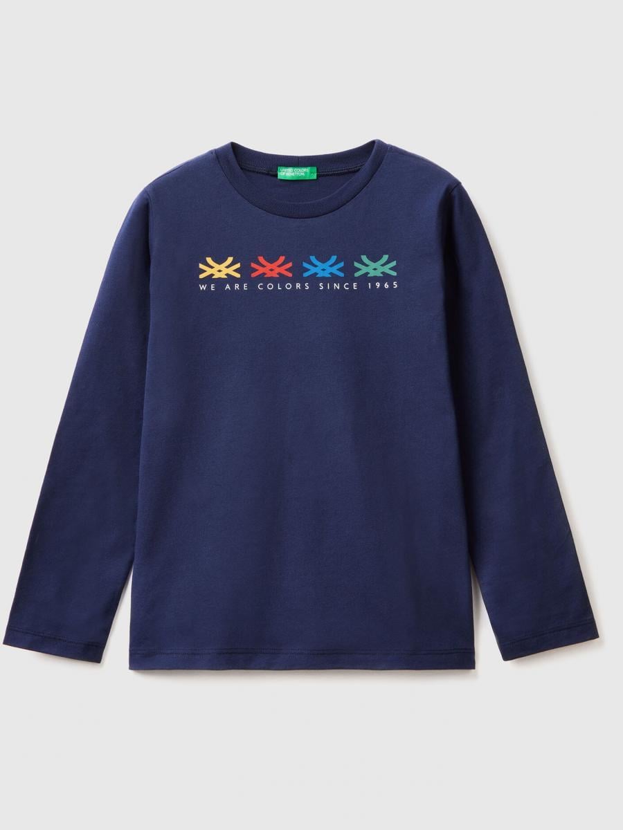 United Colors of Benetton 3I1XC10A2 Uzun Kollu Erkek Çocuk T-shirt