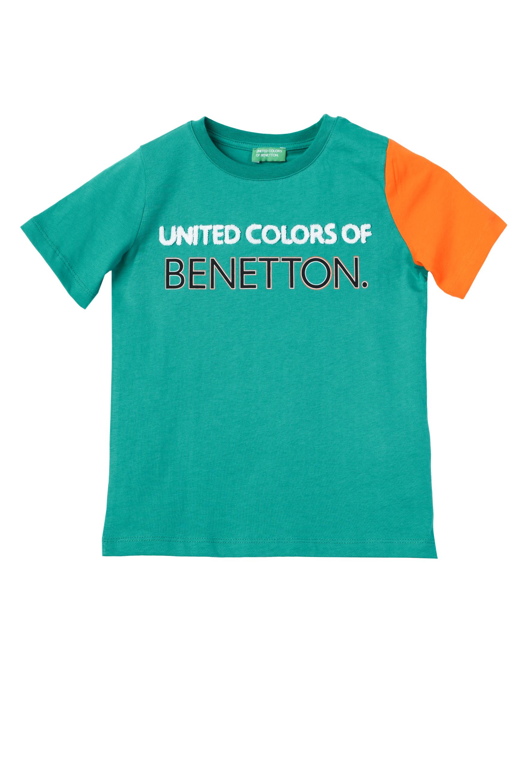 United Colors of Benetton Erkek Çocuk Yeşil T-shirt BNT-B21353