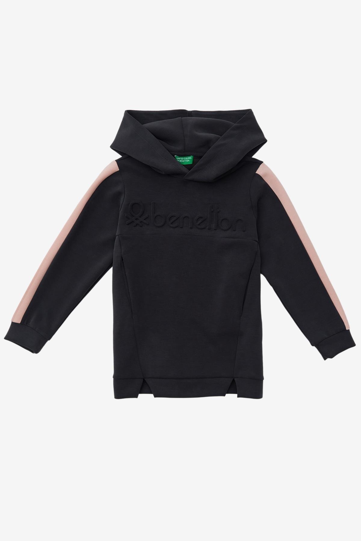 United Colors of Benetton Kız Çocuk Antrasit Sweatshirt