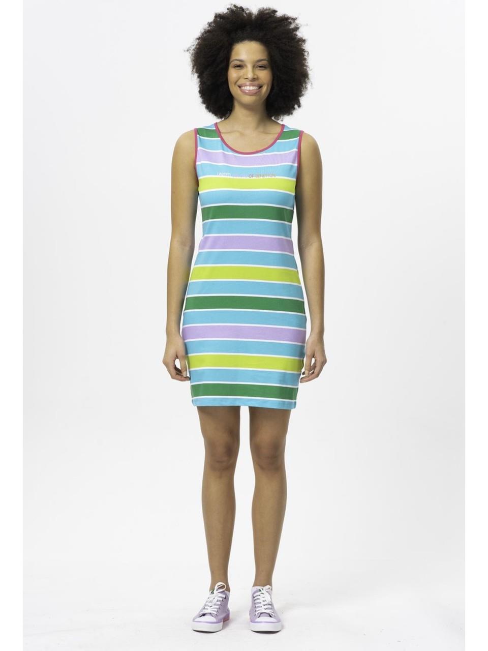 United Colors of Benetton Kız Çocuk Elbise BNT-G20603