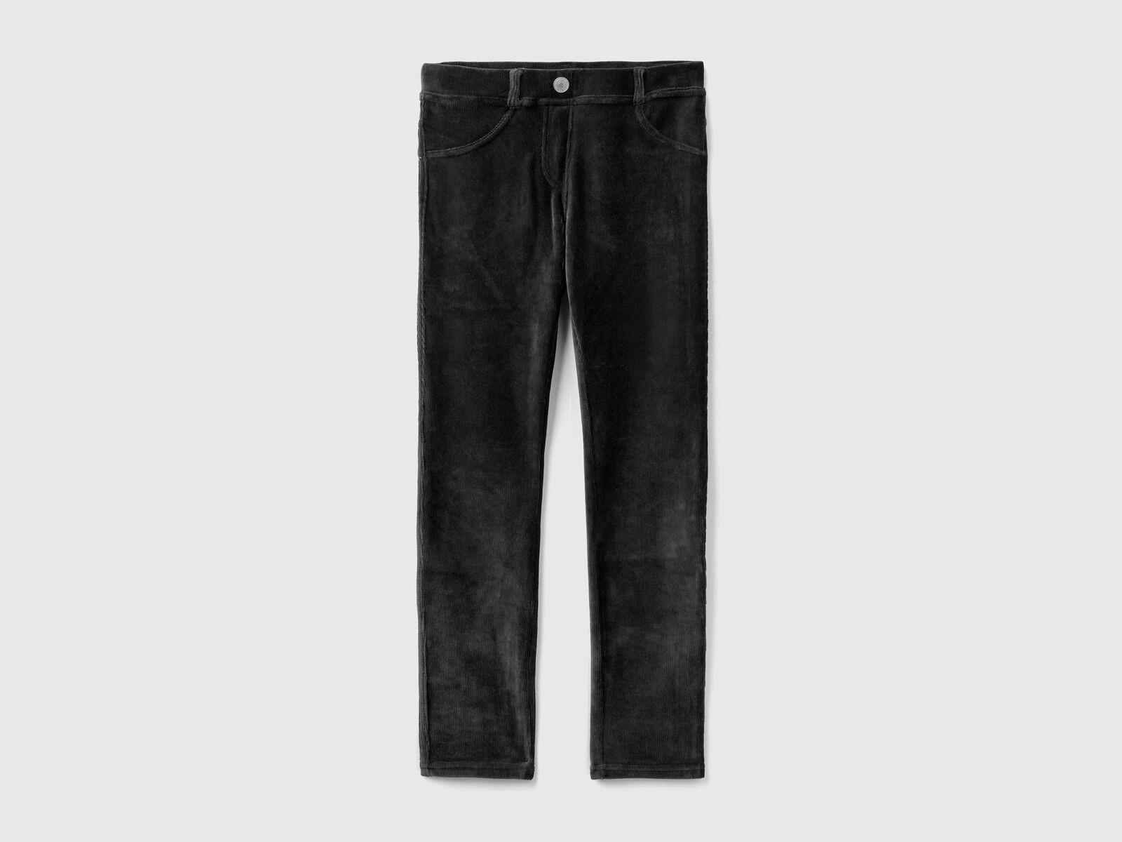 United Colors of Benetton Kız Çocuk Kadife Jegging Pantolon