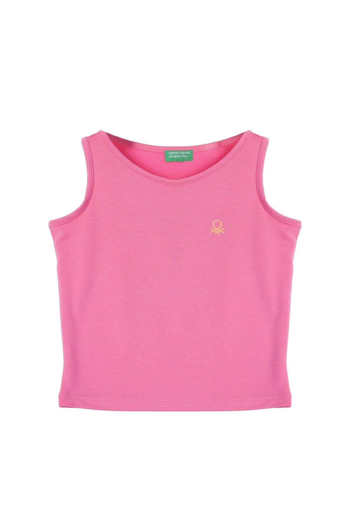 United Colors of Benetton Kız Çocuk Lila Atlet BNT-G21279