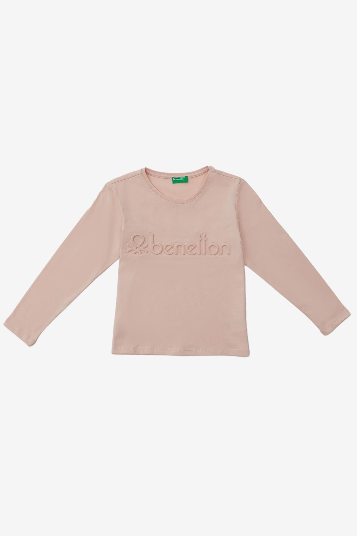 United Colors of Benetton Kız Çocuk Pembe T-Shirt