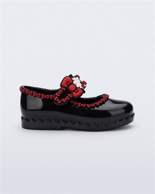 Mini Melissa Hip Ballerina + Hello Kitty And Friends Siyah Kız Çocuk Ayakkabı 37993