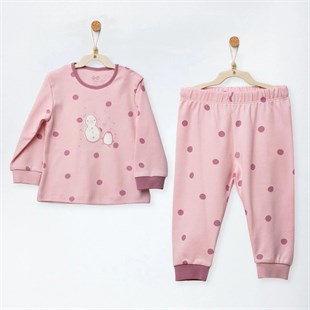 Andywawa Little Dreamers Kız Bebek Pijama Takımı AC27140