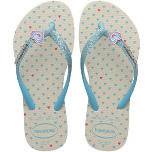 Havaianas Kids Slim Glitter II Çocuk Parmak Arası Terlik 4146976 Bej