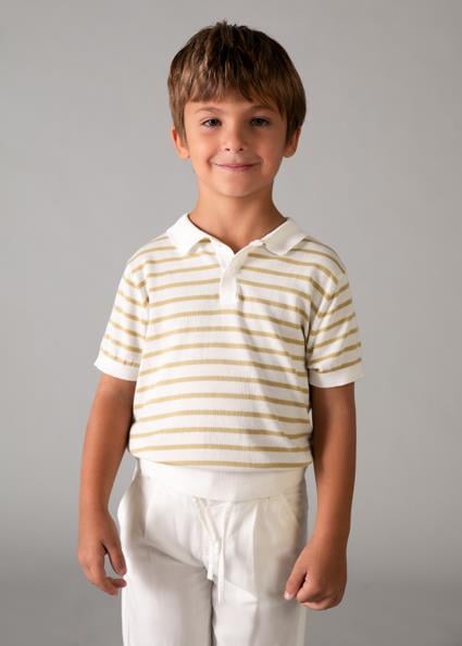Mayoral Erkek Çocuk Polo T-shirt Kahve - 03106