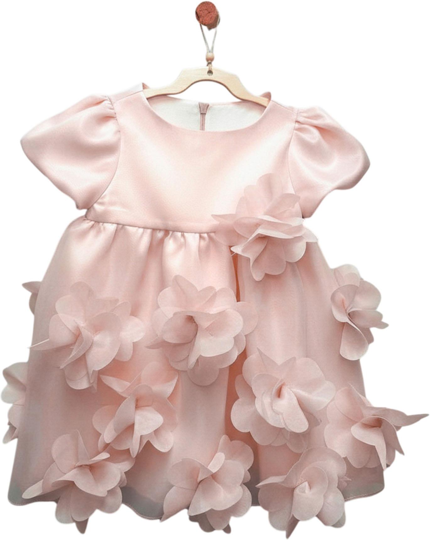 Andywawa Kız Bebek Baby Chic Fırfırlı Çiçekli Elbise AC26777