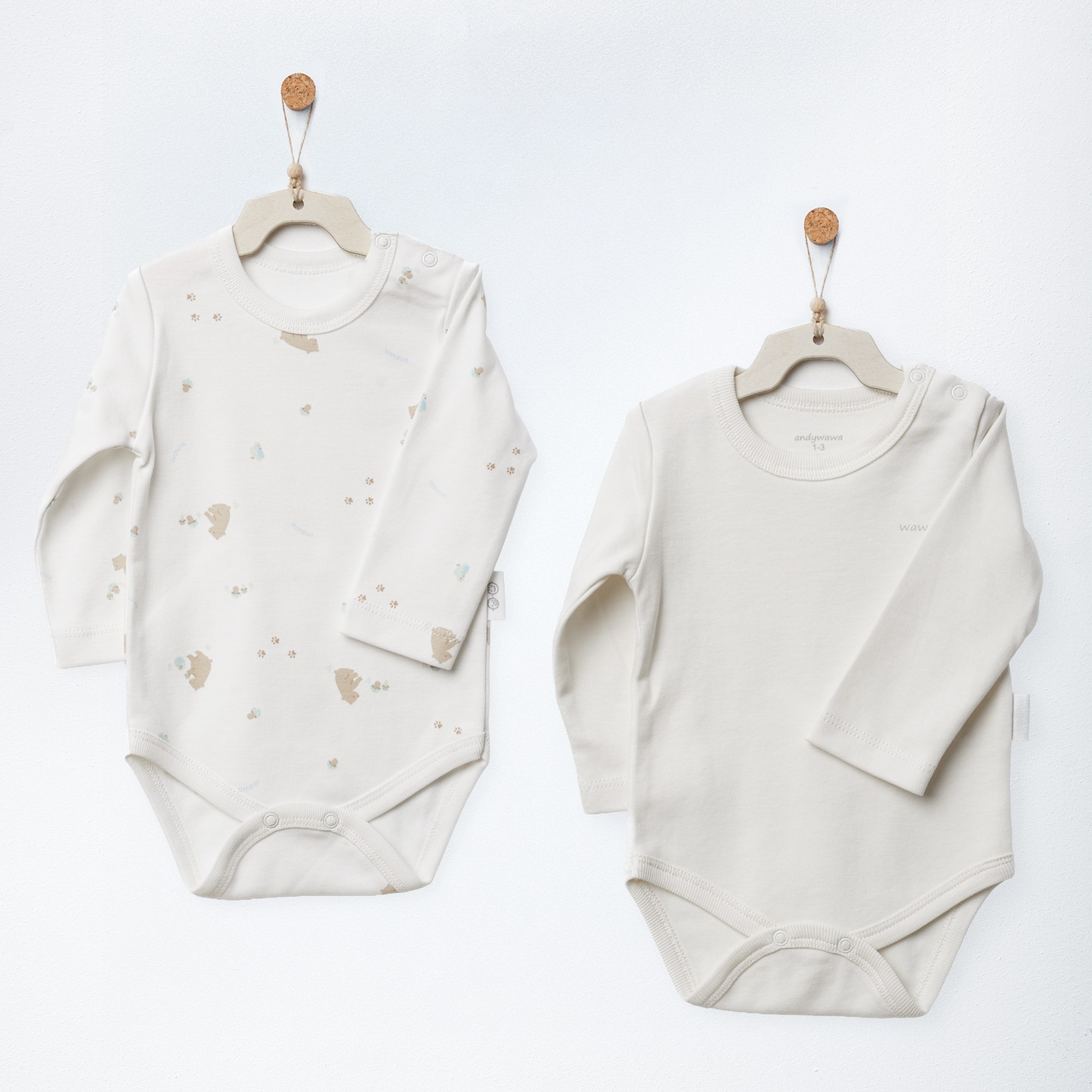 Andywawa Forest Nursery 2'li Bebek Body AC27039
