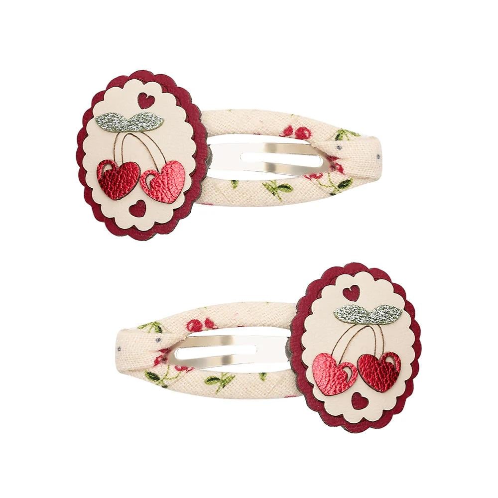 Mimi & Lula Scallop Framed Cherries 2'li Toka