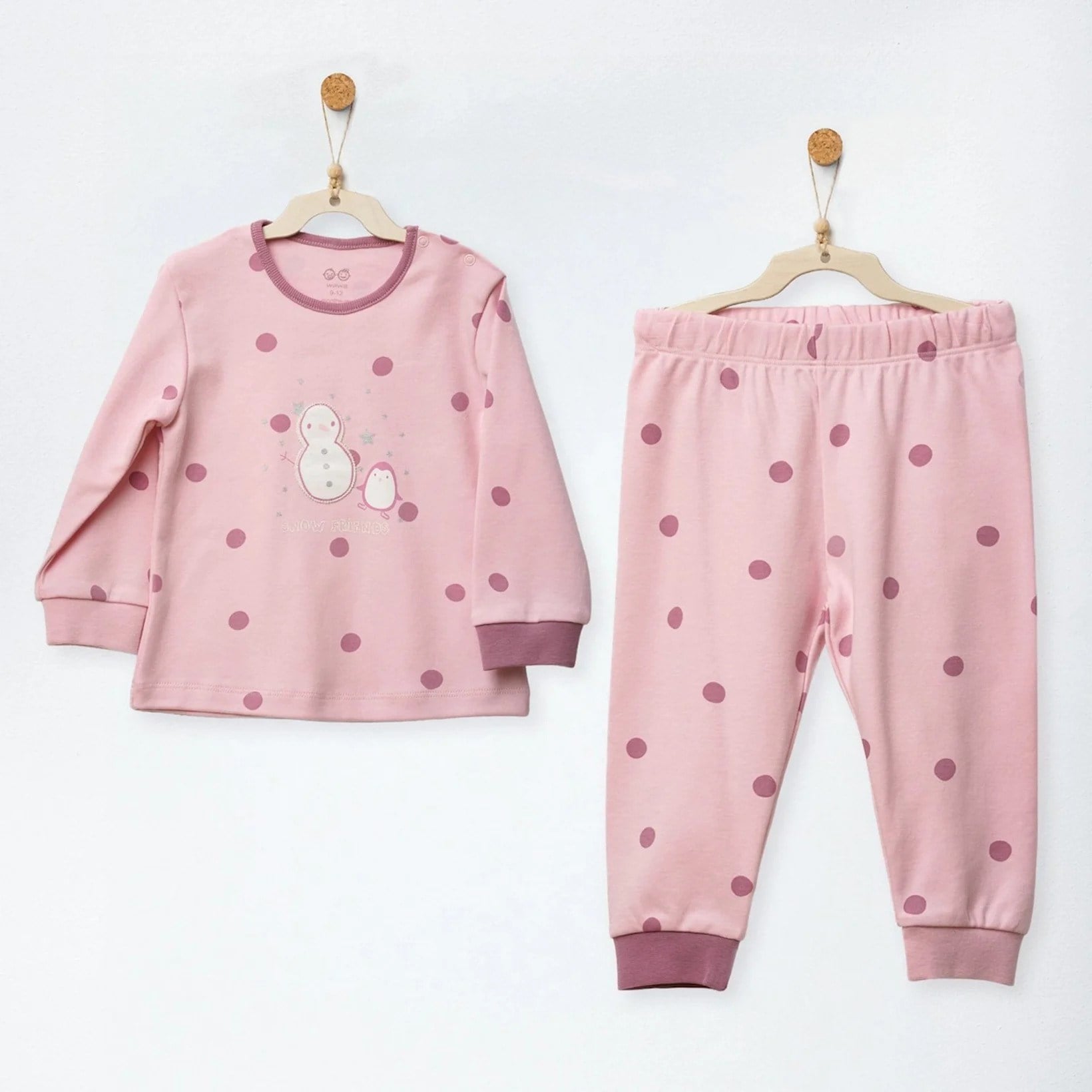 Andywawa Little Dreamers Kız Bebek Pijama Takımı AC27140
