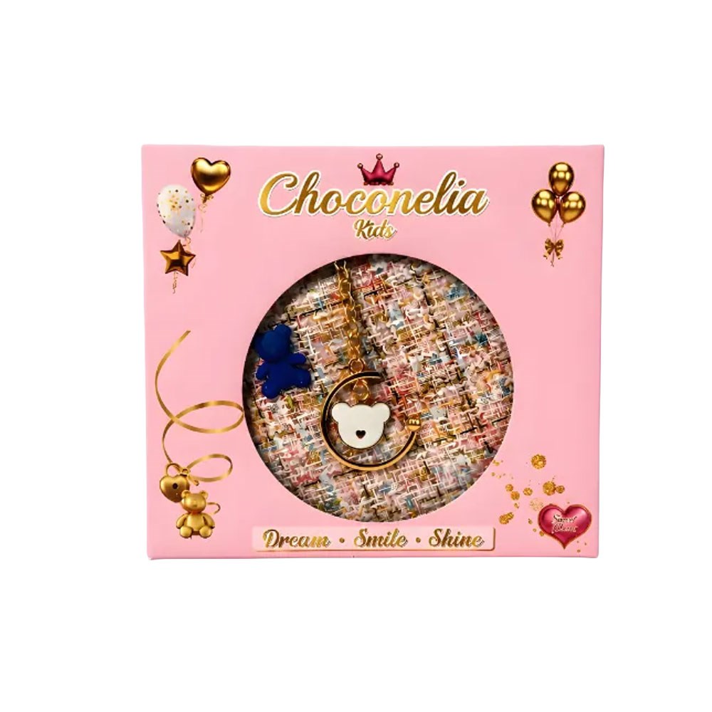 Chocogirl Luna Tüvit Pembe-Beyaz Renk Kız Çocuk Çantası