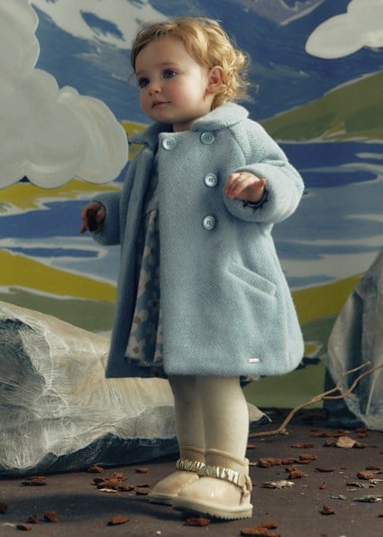 Mayoral Mavi Kız Bebek Mont 2435