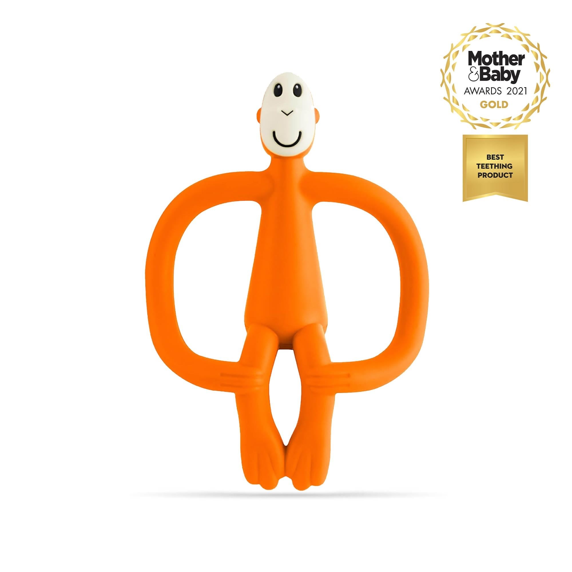 Matchstick Monkey Silikon Diş Kaşıyıcı / Monkey (Turuncu)