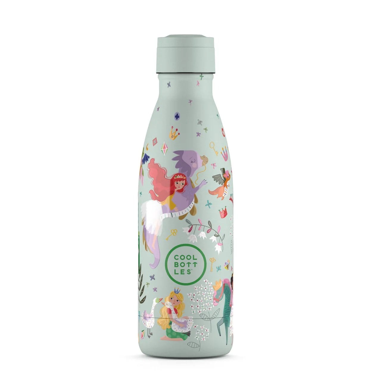 Cool Bottles Paslanmaz Çelik Suluk - The Kids Bottle Princess Kingdom 350 ml CBBK35PK