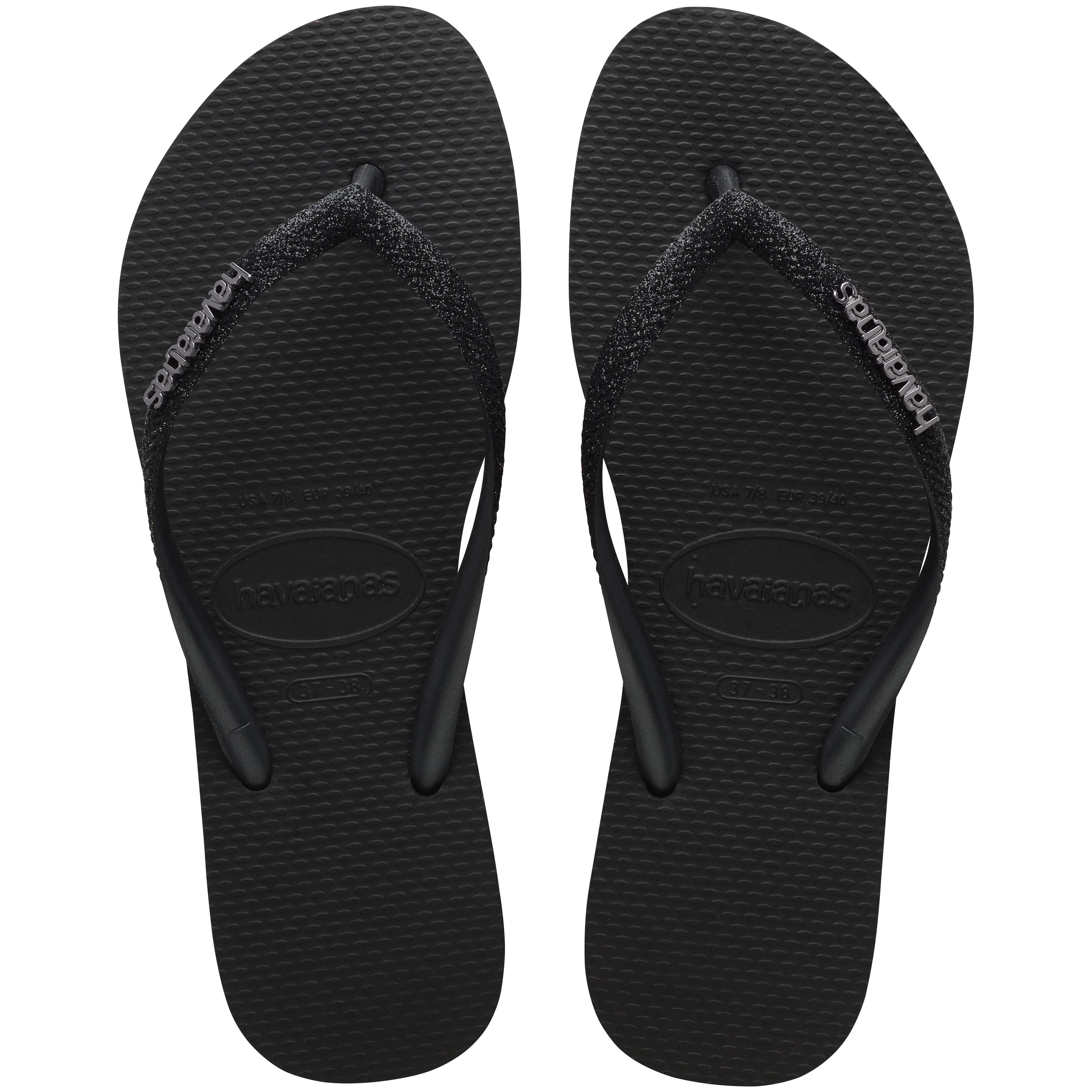 Havaianas Slim Glitter II Kadın Parmak Arası Terlik 4146975 Siyah