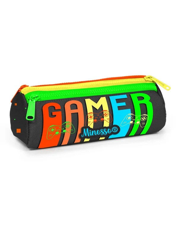 Minosso Gamer Erkek Çocuk İlkokul Kalem Çantası 6009