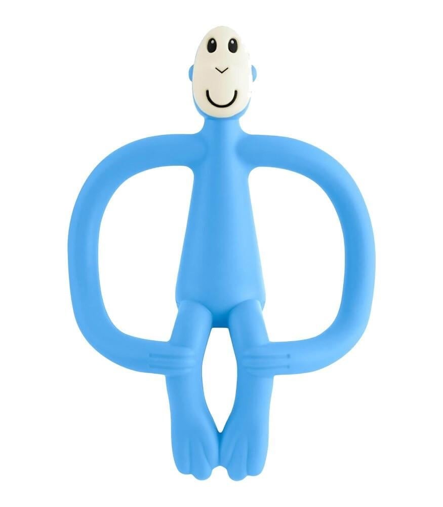 Matchstick Monkey Silikon Diş Kaşıyıcı / Monkey (Bebe mavisi)