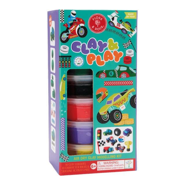 Floss & Rock Clay And Play Hava İle Kuruyan Kil Seti/  Cars