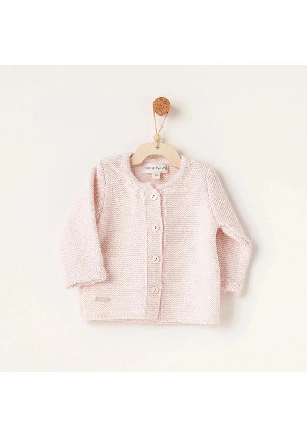 Andywawa Knitwear Basic Triko Bebek Ceket AC26344